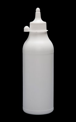 Round Bottle with nose plug 450 ml